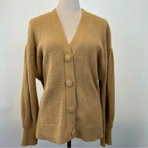 Cupcake Clothing LTD Womens Button up Cardigan Tan XL